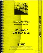 Operators Manual for Caterpillar D7 Crawler