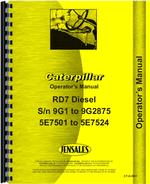 Parts Manual for Caterpillar D7E Crawler