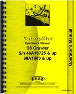 Operators Manual for Caterpillar D8 Crawler