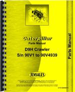 Parts Manual for Caterpillar D8H Crawler