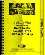 Service Manual for Caterpillar DW20 Tractor