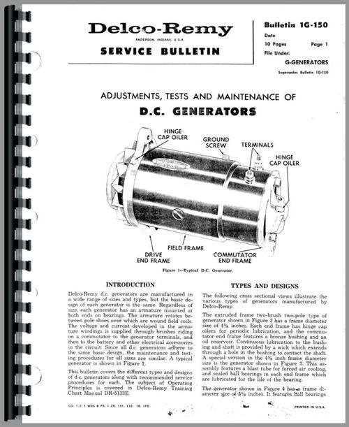 Service Manual for Caterpillar All Electrical Testing Sample Page From Manual