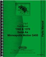Parts Manual for Cockshutt 1365 Tractor