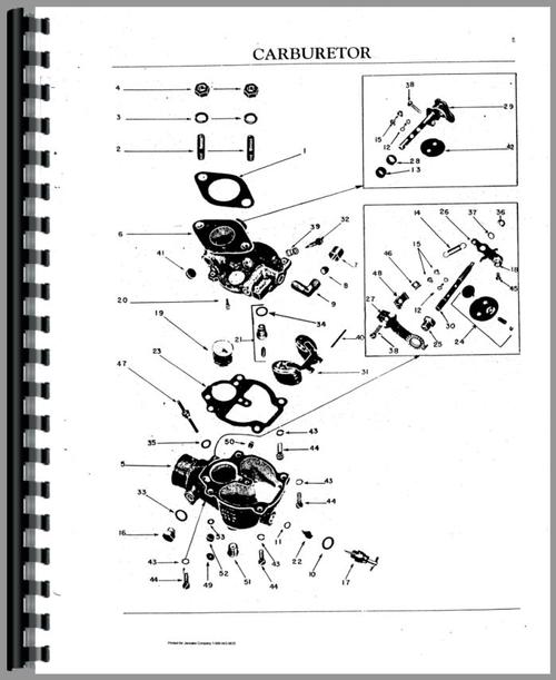 Parts Manual for Cockshutt 70 Tractor Sample Page From Manual