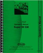 Operators Manual for Cockshutt Super 99 Tractor