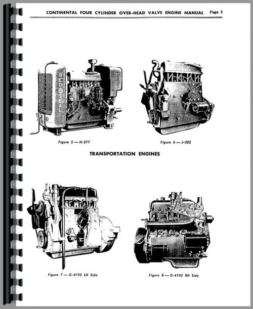Service Manual for Continental Engines E-208 Engine Sample Page From Manual