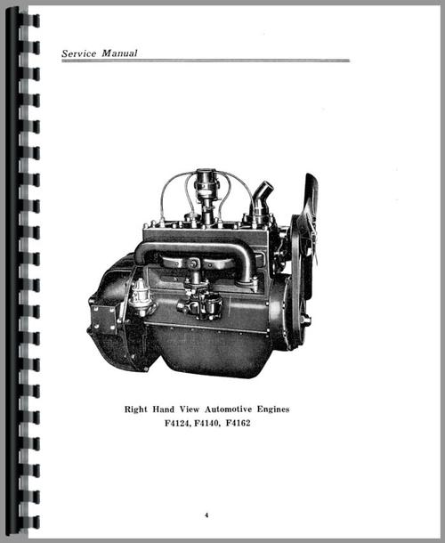 Service Manual for Continental Engines PF Series Engine Sample Page From Manual