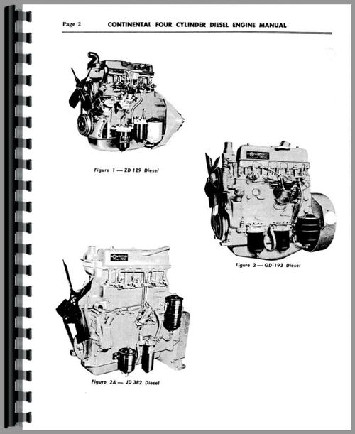 Service Manual for Continental Engines ZD129 Engine Sample Page From Manual