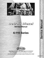Service Manual for Euclid 27 TDT Tractor Detroit Diesel Engine