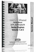"Service Manual for Detroit 3-71, 4-71, 6-71 Engine"
