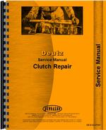 Service Manual for Deutz (Allis) 6005 Tractor Clutch