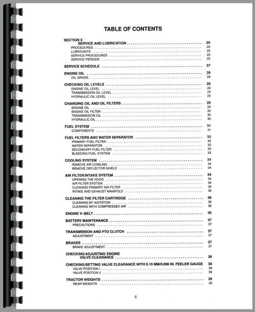 Operators Manual for Deutz (Allis) 6150 Tractor Sample Page From Manual