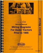 Service Manual for Deutz (Allis) D2807 Tractor Wiring Diagram