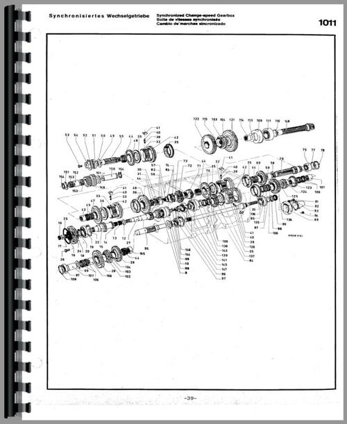 Parts Manual for Deutz (Allis) D9006 Tractor Sample Page From Manual