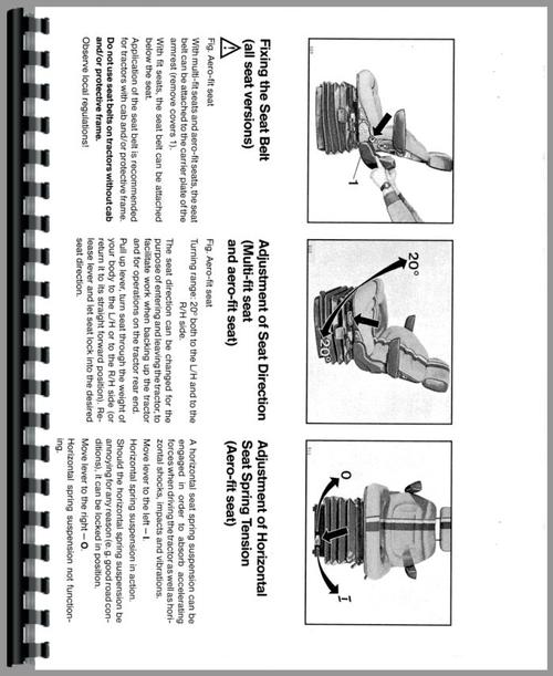 Operators Manual for Deutz (Allis) DX4.30 Tractor Sample Page From Manual