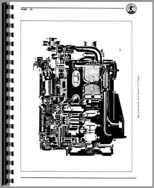 Service Manual for Euclid 34 LDT Truck Bottom Dump Detroit Diesel Engine Sample Page From Manual