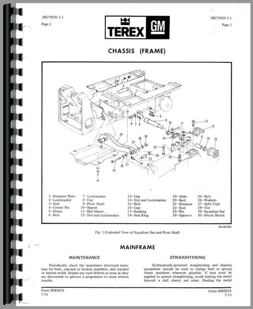 Service Manual for Euclid 82-20 Crawler   Sample Page From Manual