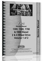 Service Manual for Ford 1900 Tractor
