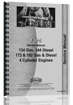 "Service Manual for Huber M600, M650 Grader Ford Engine"