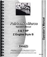 Operators Manual for Fairbanks Morse Type Z Hit & Miss Engine