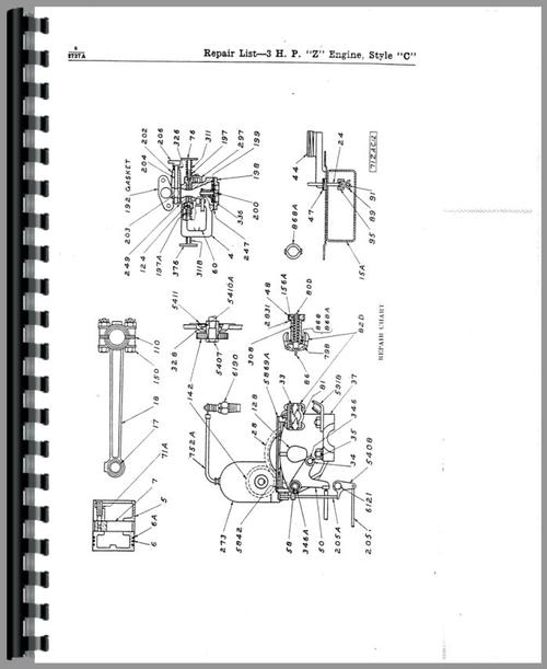 Operators Manual for Fairbanks Morse ZC Hit & Miss Engine Sample Page From Manual