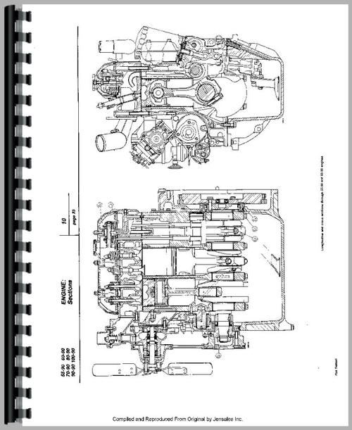 Service Manual for Fiat 100-90 Tractor Sample Page From Manual
