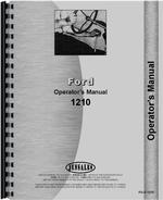 Operators Manual for Ford 1210 Tractor