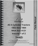 Parts Manual for Ford 1841 Industrial Tractor