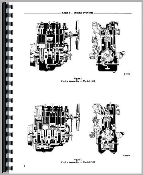 Service Manual for Ford 1910 Tractor Sample Page From Manual