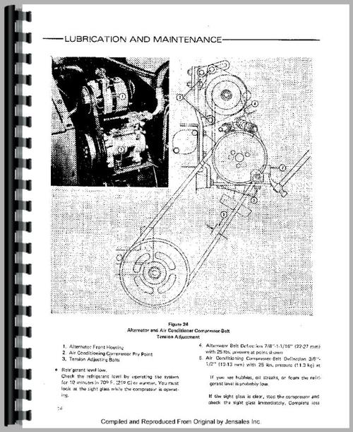 Operators Manual for Ford 2600 Tractor Sample Page From Manual