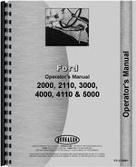 Operators Manual for Ford 3100 Tractor