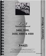 Operators Manual for Ford 3400 Industrial Tractor