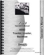 Operators Manual for Ford 455D Industrial Tractor