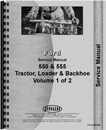 Service Manual for Ford 550 Tractor Loader Backhoe
