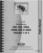 Parts Manual for Ford 555B Industrial Tractor