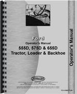 Operators Manual for Ford 555D Tractor Loader Backhoe