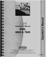 Operators Manual for Ford 5600 Tractor
