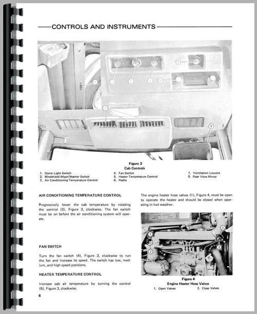 Operators Manual for Ford 5600 Tractor Sample Page From Manual