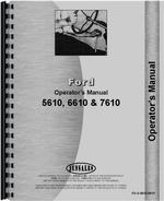 Operators Manual for Ford 6610 Tractor