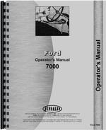 Operators Manual for Ford 7000 Tractor