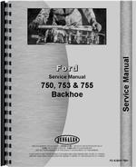 Service Manual for Ford 750 Backhoe Attachment