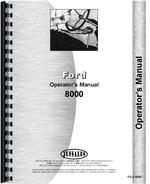 Operators Manual for Ford 8000 Tractor