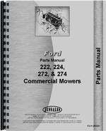 Parts Manual for Ford CM274 Commercial Mower