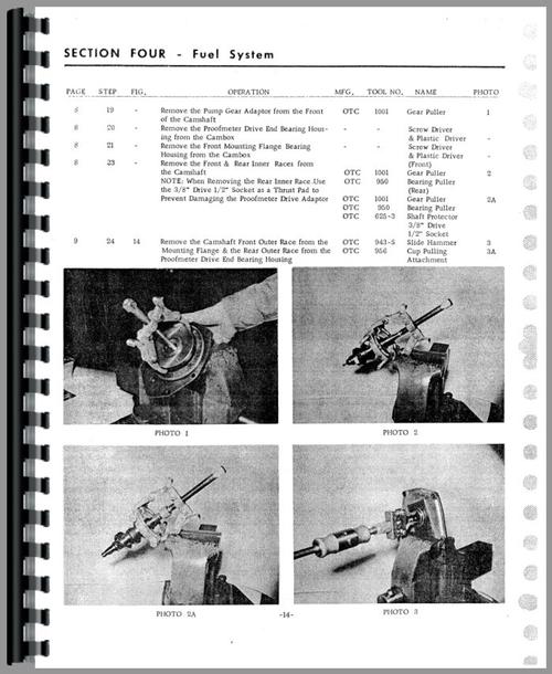 Service Manual for Ford Dexta Tractor Sample Page From Manual