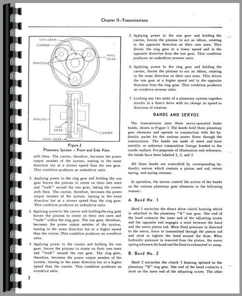 Service Manual for Ford All Selectospeed Transmission Sample Page From Manual