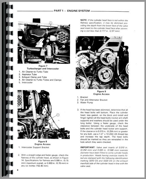 Service Manual for Ford TW 10 Tractor Sample Page From Manual