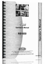 Operators Manual for Gehl RB1850 Baler