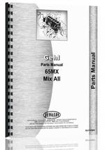 Parts Manual for Gehl 65MX Grinder Mixer
