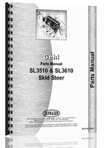 Parts Manual for Gehl SL3510 Skid Steer Loader
