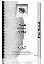 Parts Manual for Gehl SL5620 Skid Steer Loader